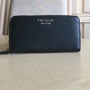 Kate Spade Cameron Black Leather Wallet